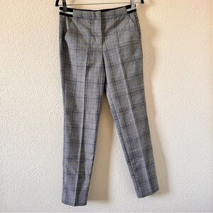 MOHITO Houndstooth Plaid Trousers Women’s 34 Gray Office Preppy Dressy Office
